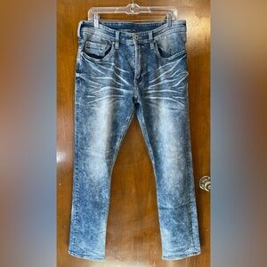 Buffalo David Bitton Men's Faded Indigo Jeans